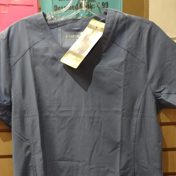 BT Supply Co Women’s V-Neck Scrub Top - Picture 3 of 6